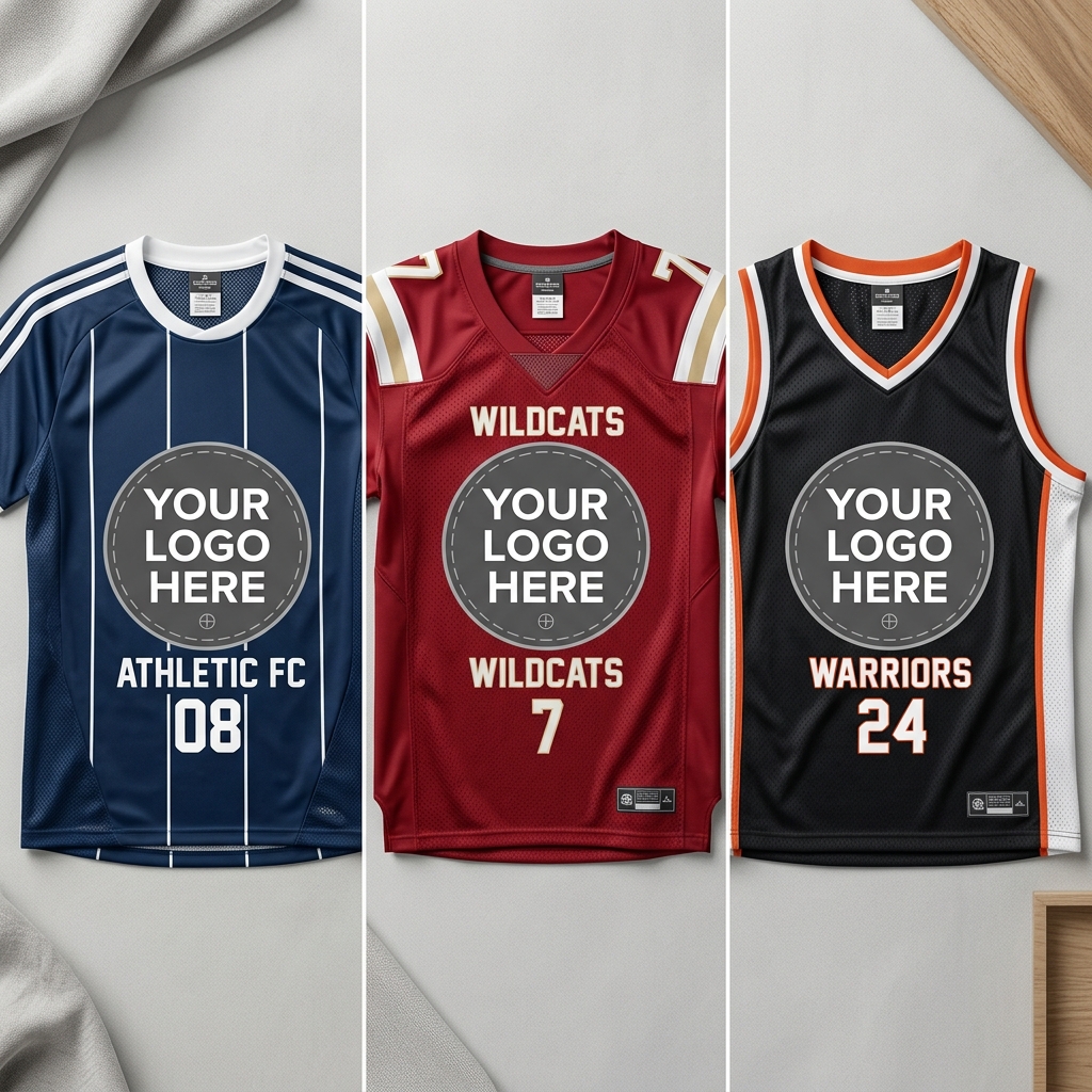 Custom Sports Uniform Collection with Logo Branding Option